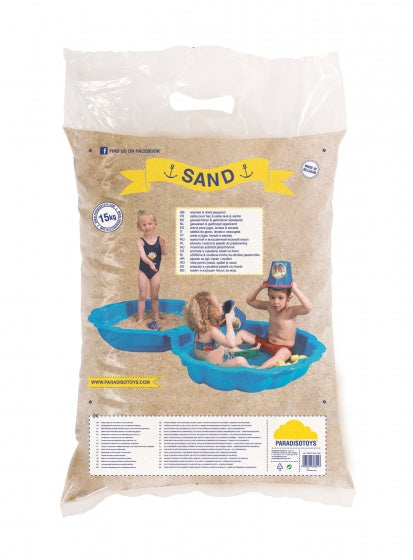 Paradiso toys Gewassen speelzand zandbakzand 15 kg