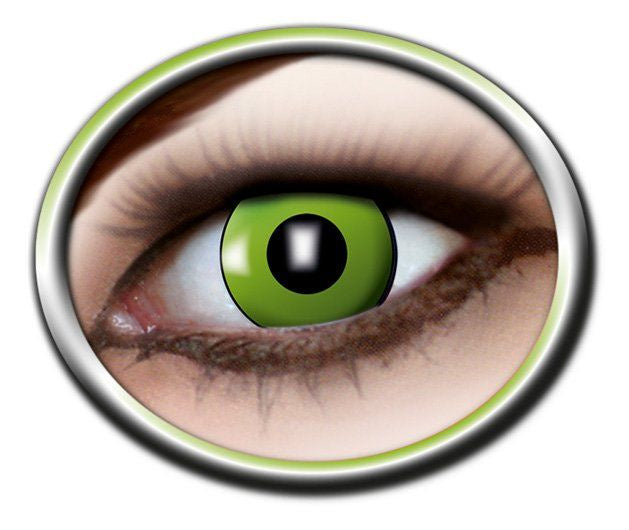 contactlenzen Eye siliconen groen/zwart