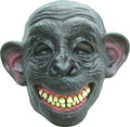 gezichtsmasker Chimpansee Happy latex zwart one-size