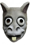 gezichtsmasker Donkey latex grijs one-size