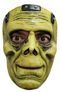 gezichtsmasker Monster latex groen one-size