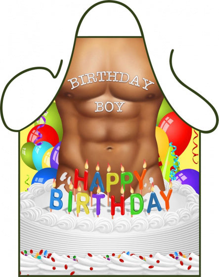 schort Birthday Boy 80 x 56 cm polyester one-size