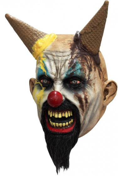 verkleedmasker Hells-Cream latex one-size