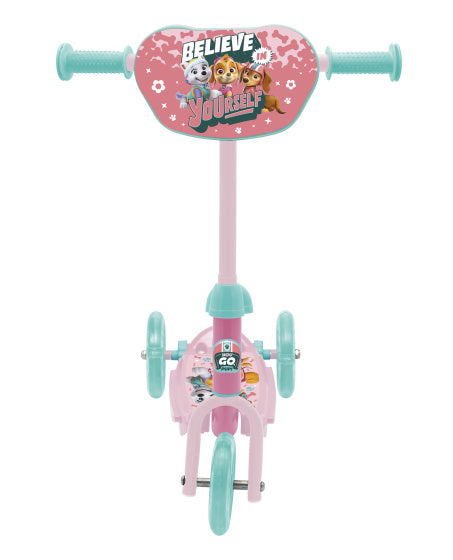3-wiel kinderstep meisjes roze lichtblauw