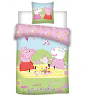 dekbedovertrek Peppa Pig 100 x 135 cm katoen