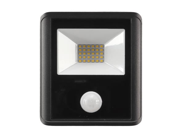 buitenlamp bewegingssensor led 14,7 cm 20W zwart/wit