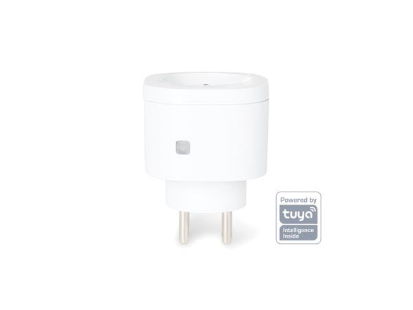 WiFi-stekker Smart 2,4 GHz penaarde 230V wit
