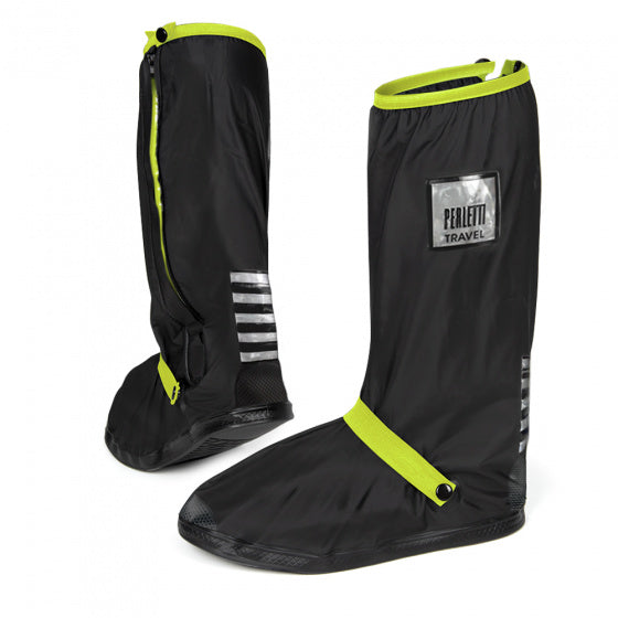 overschoenen Drip Drop polyester zwart/geel maat L