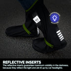 overschoenen Drip Drop polyester zwart/geel maat L