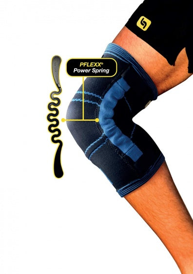 Pflexx Kniebandage Compression blauw maat XS per stuk