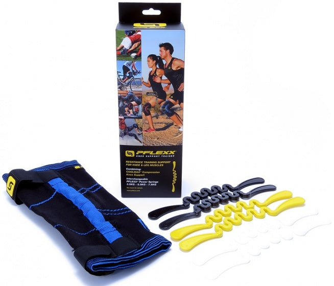 Pflexx Kniebandage Compression blauw maat S per stuk