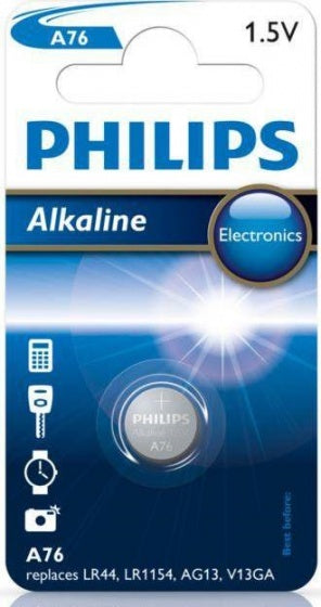 Alkaline A76 LR44 batterij 1.5V per stuk