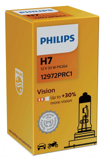 Philips hauptlampe h-7 vision 12 volt