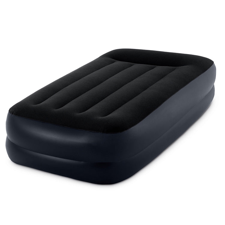 intex 64122np pillow rest raised luchtbed 99x191x42 cm zwart
