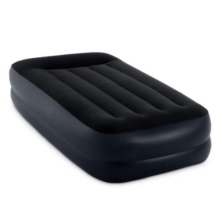 intex 64122np pillow rest raised luchtbed 99x191x42 cm zwart