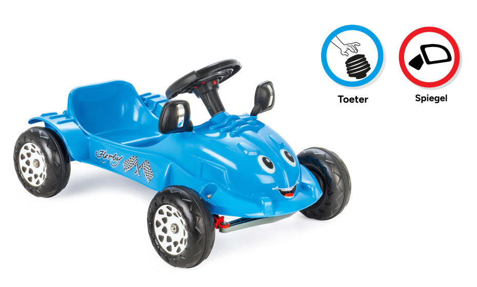 Amigo Herby trapauto blauw/zwart