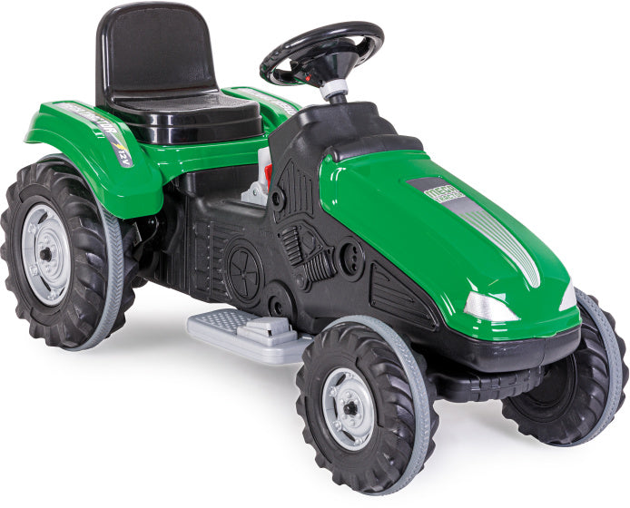 Amigo Mega accuvoertuig traptractor 12V groen/zwart