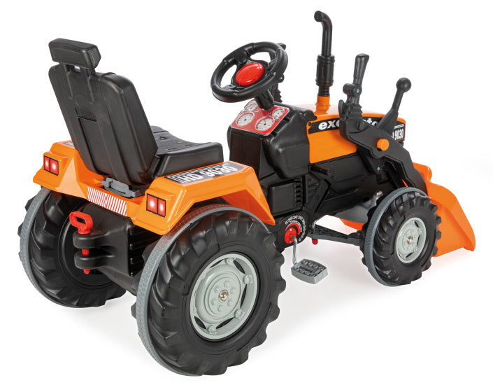 Amigo Super HD 9030 traptractor met voorlader oranje/zwart