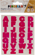 letterstickers alfabet papier roze 280 stickers