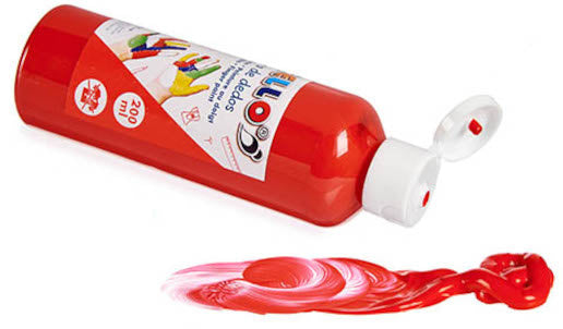 vingerverf junior 200 ml oranje