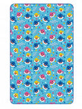 Pinkfong Deken Baby Shark junior 150 x 95 cm katoen blauw
