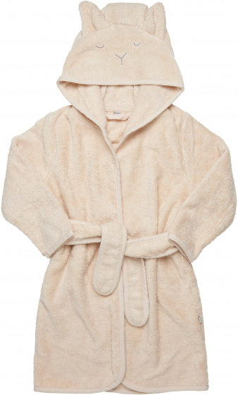 badjas Lam junior katoen beige maat 74/80