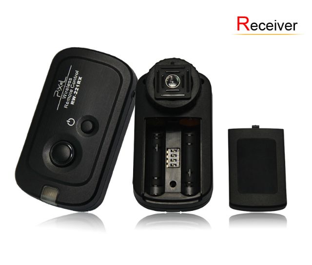 Pixel draadloze afstandsbediening rw-221 e3 oppilas voor canon