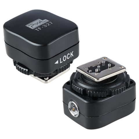 Pixel Hotshoe Adapter met X-Contact TF-327 voor Nikon