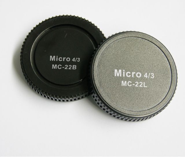 Pixel Lens Rear Cap MC-22B + Body Cap MC-22L voor Micro Four Thirds