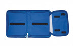 etui met pixels dinosaurus 19 cm blauw