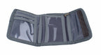 portemonnee met paneel 13 cm grijs/paars