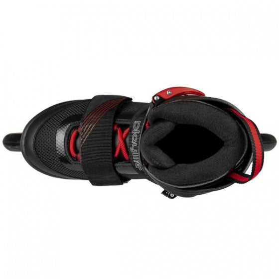 Playlife GT Black 110 inlineskates heren zwart rood maat 45