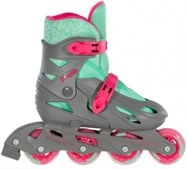 Playlife Inline skates Riddler hardboot 82A grijs maat 27-30