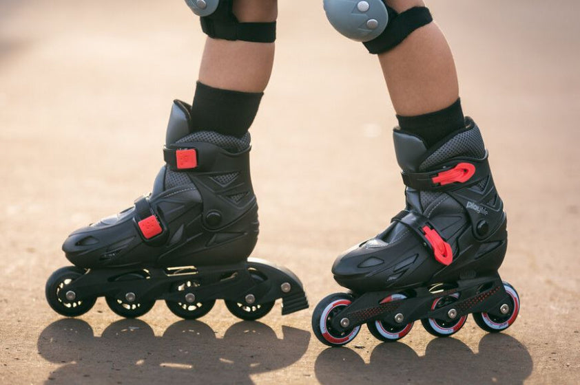 Playlife Inline skates Riddler hardboot 82A zwart maat 31-34
