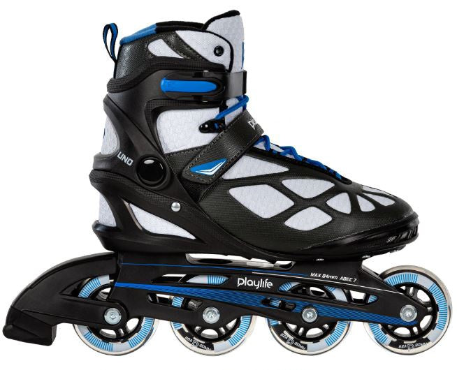 Playlife Inline skates Black 80 softboot 82A zwart maat 46