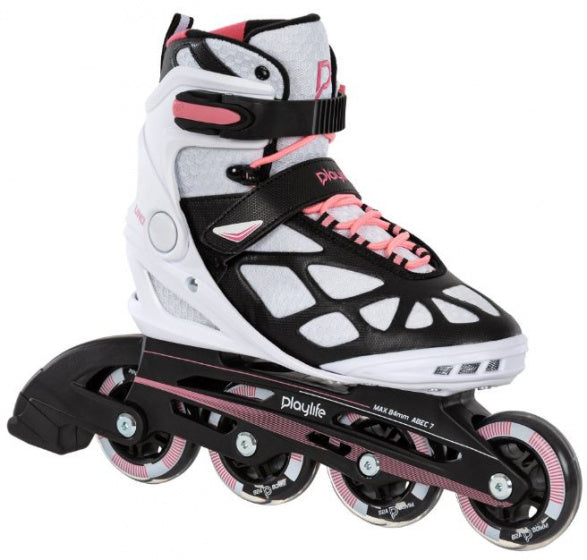 Inline skates Pink 80 softboot 82A roze maat 37