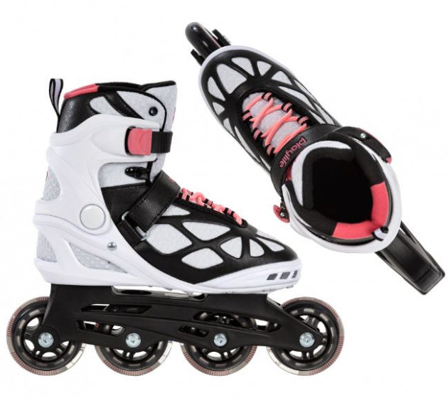 Playlife Inline skates Pink 80 softboot 82A roze maat 42