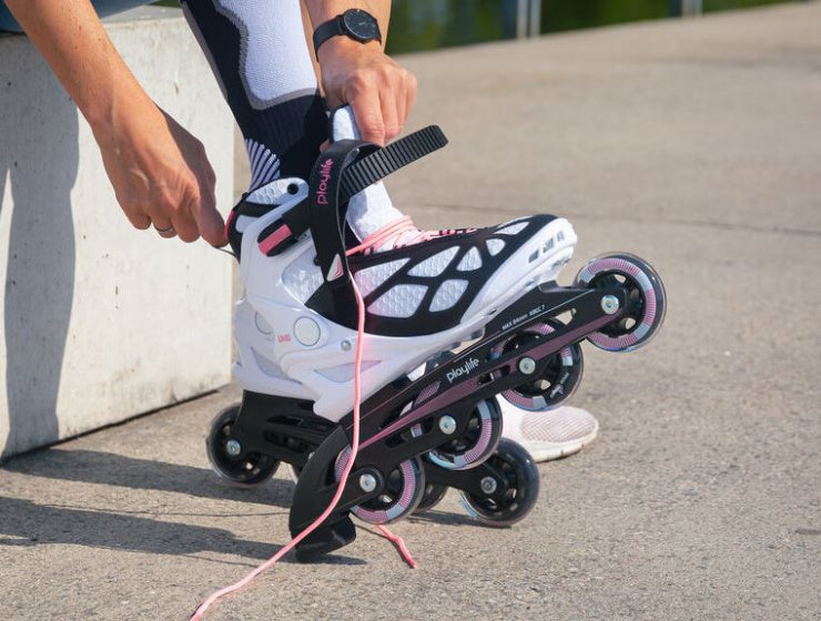 Inline skates Pink 80 softboot 82A roze maat 37