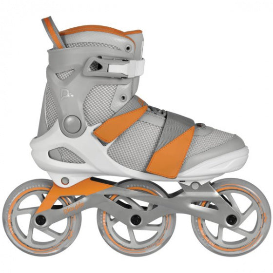 inlineskates Fitness GT 110 polyester 80A grijs/oranje mt 42