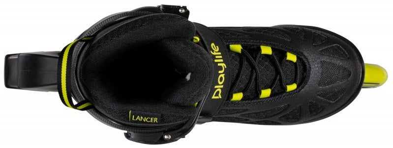 Inlineskates Lancer 84 polypropyleen zwart/geel mt 45