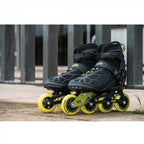 Inlineskates Lancer 84 polypropyleen zwart/geel mt 45