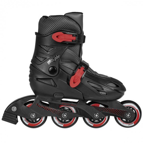 Playlife Inlineskates Riddler zwart maat 39-42