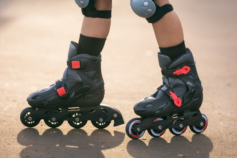Playlife Inlineskates Riddler zwart maat 39-42