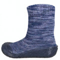 antislip-sokken gebreid junior navy maat 24/25
