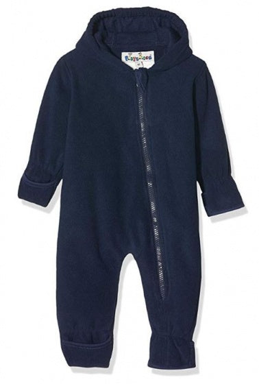 babypyjama onesie fleece navy maat 86