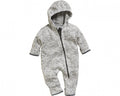 babypyjama onesie gebreide fleece grijs maat 86