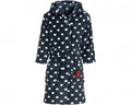 badjas hartjes junior blauw/wit maat 134/140