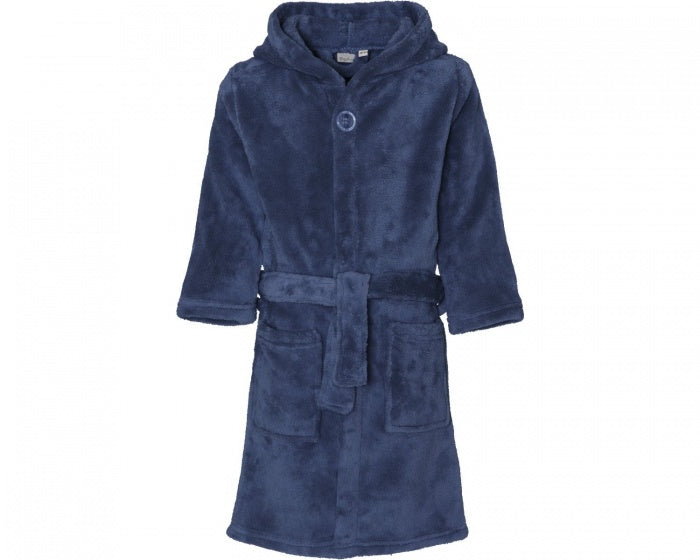 badjas junior donkerblauw maat 110/116