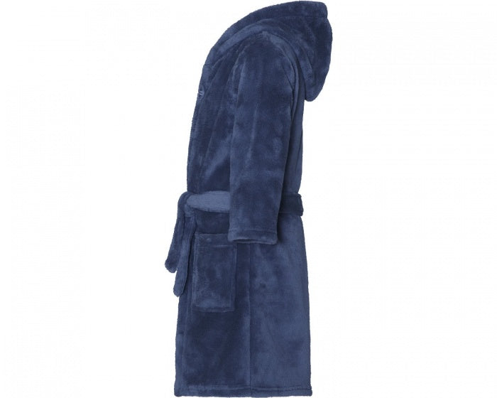 badjas junior donkerblauw maat 110/116
