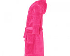 badjas junior donkerroze maat 122/128